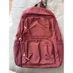 Target‎ Smartly Backpack Burgundy Red Recycled Polyester School Travel Bag NWT